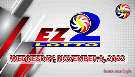 EZ2 RESULT Today, Wednesday, November 2, 2022.